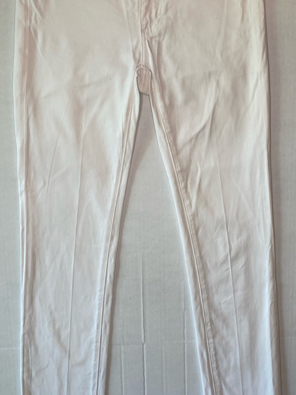 AG The Stilt Cigarette Leg White Jeans Womens 24R Adriano Goldschmied USA